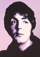 THE BEATLES - (CLOSE UP OF PAUL.)
SIZE: 36" X 24".